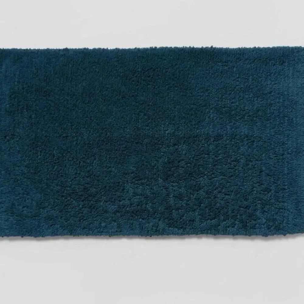 Threshold 100% Cotton Reversible Performance Bath Rug Jericho Bay Teal 20 X 34”